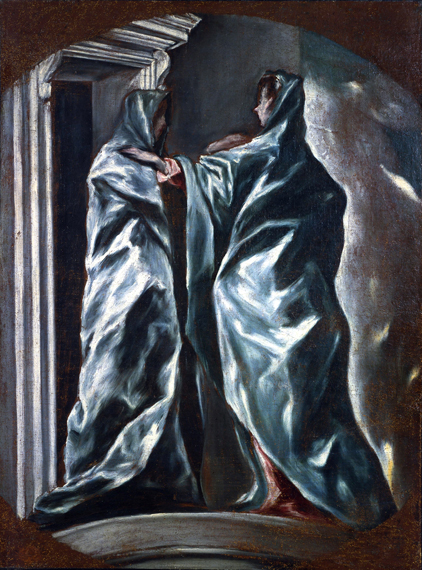 The Visitation by El Greco, oil painting reproduction on canvas The Visitation by El Greco