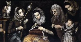 The Family of El Greco by El Greco The Family of El Greco by El Greco