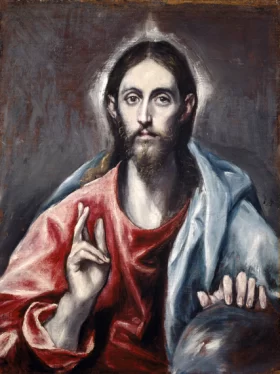 Christ Blessing ('The Saviour of the World') by El Greco Christ Blessing ('The Saviour of the World') by El Greco