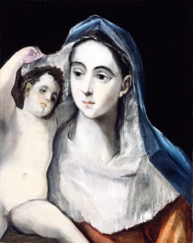 Madonna and Child 1590 by El Greco