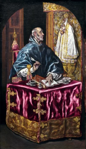 Saint Ildefonso by El Greco Saint Ildefonso by El Greco