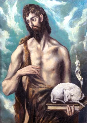 Saint John the Baptist by El Greco