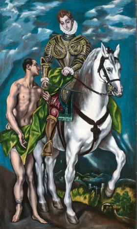 Saint Martin and the Beggar by El Greco Saint Martin and the Beggar by El Greco