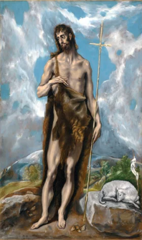 St. John the Baptist by El Greco