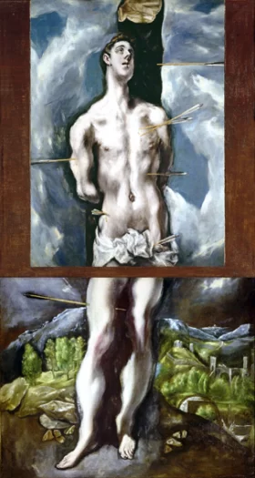 Saint Sebastian (complete) by El Greco