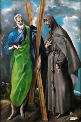 St. Andrew and St. Francis by El Greco