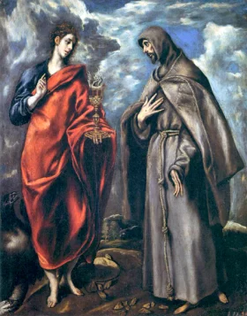 Sts John and Francis by El Greco Sts John and Francis by El Greco