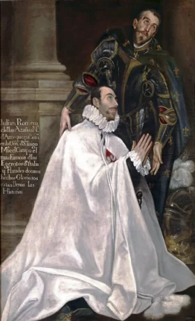 Julián Romero de las Azanas and his Patron Saint Julian by El Greco Julián Romero de las Azanas and his Patron Saint Julian by El Greco