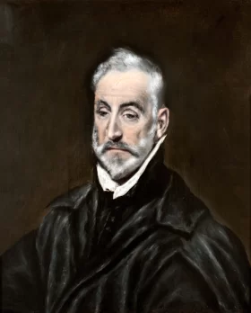 Portrait of Antonio de Covarrubias 1600 by El Greco Portrait of Antonio de Covarrubias 1600 by El Greco