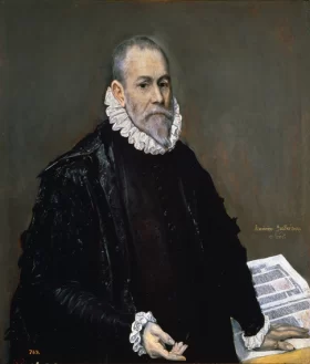 Portrait of Doctor Rodrigo de la Fuente (El Médico) by El Greco Portrait of Doctor Rodrigo de la Fuente (El Médico) by El Greco