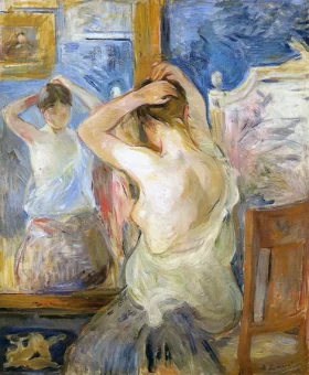 Before the Mirror by Berthe Morisot