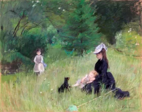 Dans le parc 1874 by Berthe Morisot Dans le parc 1874 by Berthe Morisot