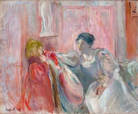 Woman and Child 1894 by Berthe Morisot Woman and Child 1894 by Berthe Morisot