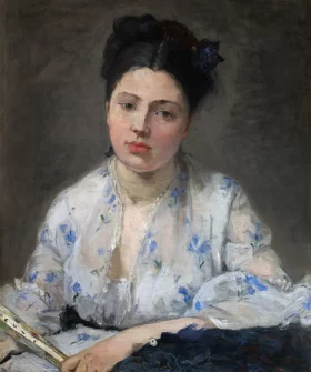 Jeune Femme 1871 by Berthe Morisot