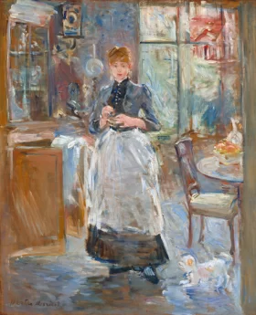 In the Dining Room 1886 by Berthe Morisot In the Dining Room 1886 by Berthe Morisot