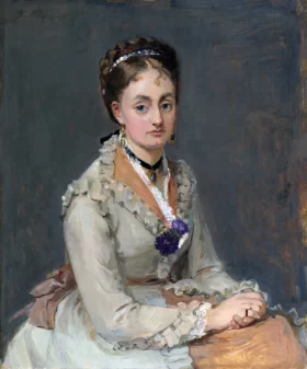 Portrait of a Woman by Berthe Morisot