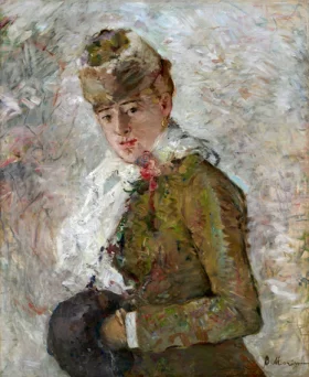 Winter aka Woman with a Muff 1880 by Berthe Morisot Winter aka Woman with a Muff 1880 by Berthe Morisot