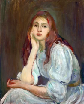 Julie rêveuse by Berthe Morisot Julie rêveuse by Berthe Morisot