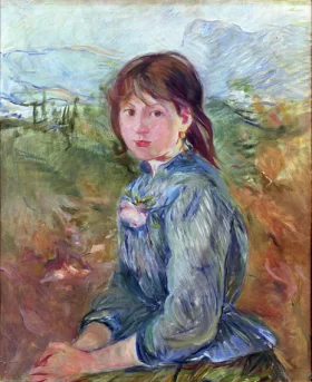 La Petite Niçoise (The Little Girl from Nice) 1889 by Berthe Morisot La Petite Niçoise (The Little Girl from Nice) 1889 by Berthe Morisot
