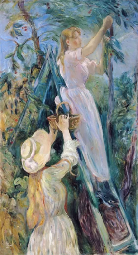 Le Cerisier 1891 by Berthe Morisot Le Cerisier 1891 by Berthe Morisot
