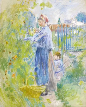Les Capucines by Berthe Morisot