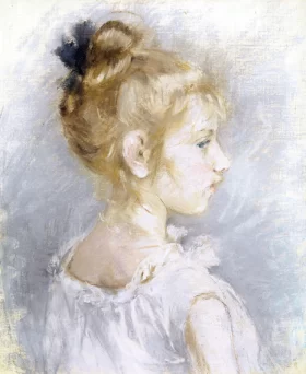 Portrait de Blanche Pontillon 1877 by Berthe Morisot