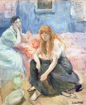 Two Girls 1894 by Berthe Morisot