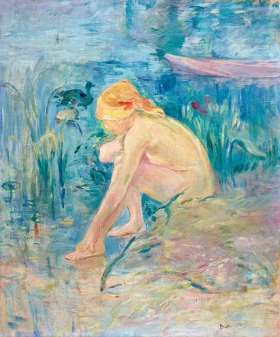 Baigneuse 1891 by Berthe Morisot
