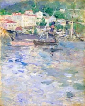 The port of Nice 1882 by Berthe Morisot