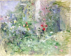 Le Jardin à Bougival 1884 by Berthe Morisot Le Jardin à Bougival 1884 by Berthe Morisot