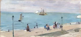 On The Beach (Sur La Plage) 1873 by Berthe Morisot On The Beach (Sur La Plage) 1873 by Berthe Morisot