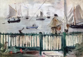 Vue d'Angleterre or Dans l'Ile de Wight 1875 by Berthe Morisot