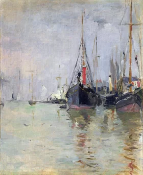 The Thames 1875 by Berthe Morisot