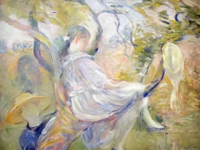 Dans le pommier by Berthe Morisot Dans le pommier by Berthe Morisot