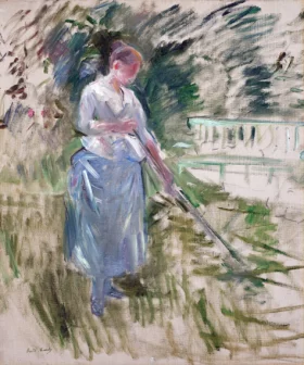 Faneuse 1888 by Berthe Morisot Faneuse 1888 by Berthe Morisot