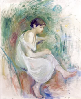 Baigneuse en Chemise by Berthe Morisot