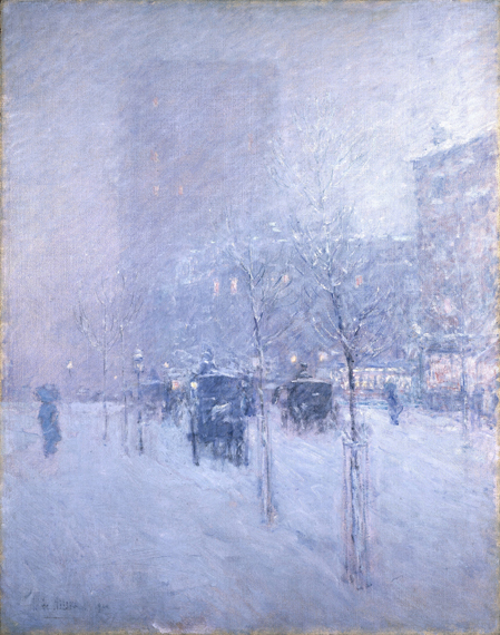 Late Afternoon, New York, Winter 1900 by Childe Hassam