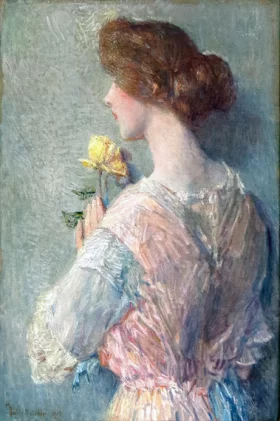 The English Girl, 1919 by Childe Hassam The English Girl, 1919 by Childe Hassam