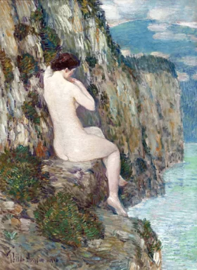 Nude- Isle of Shoals 1906 by Childe Hassam