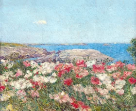 Poppies on the Isles of Shoals 1890 by Childe Hassam Poppies on the Isles of Shoals 1890 by Childe Hassam