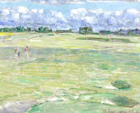 The Golf Links, 1926 by Childe Hassam