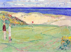 East Course, Maidstone Club 1926 by Childe Hassam