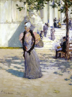 Figures in Sunlight 1893 by Childe Hassam