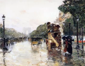 Champs Elysees by Childe Hassam Champs Elysees by Childe Hassam