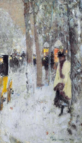 Paris in Winter 1889 by Childe Hassam