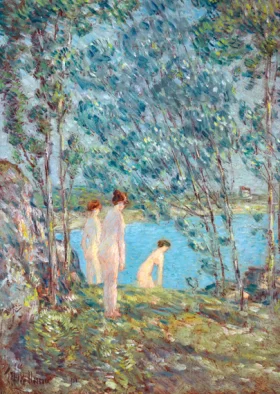 The Bathers 1903 by Childe Hassam