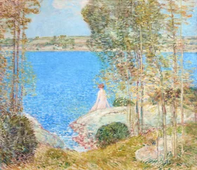 The Bather 1904 by Childe Hassam