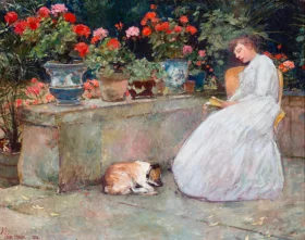 Reading 1888 by Childe Hassam