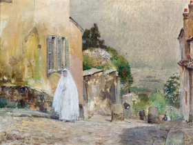 Spring Morning, Rue Mt. Cenis Montmartre 1889 by Childe Hassam Spring Morning, Rue Mt. Cenis Montmartre 1889 by Childe Hassam