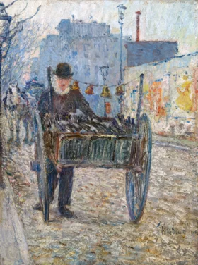 Old Bottleman 1892 by Childe Hassam Old Bottleman 1892 by Childe Hassam